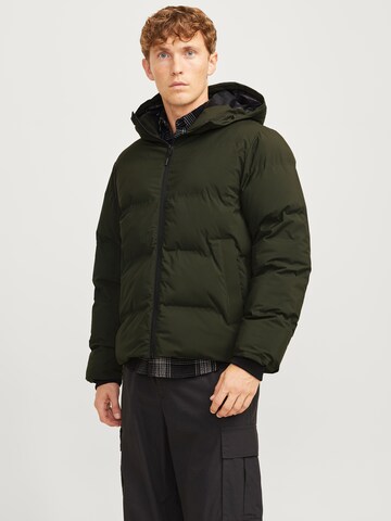 Giacca invernale 'JJPayne' di JACK & JONES in verde: frontale