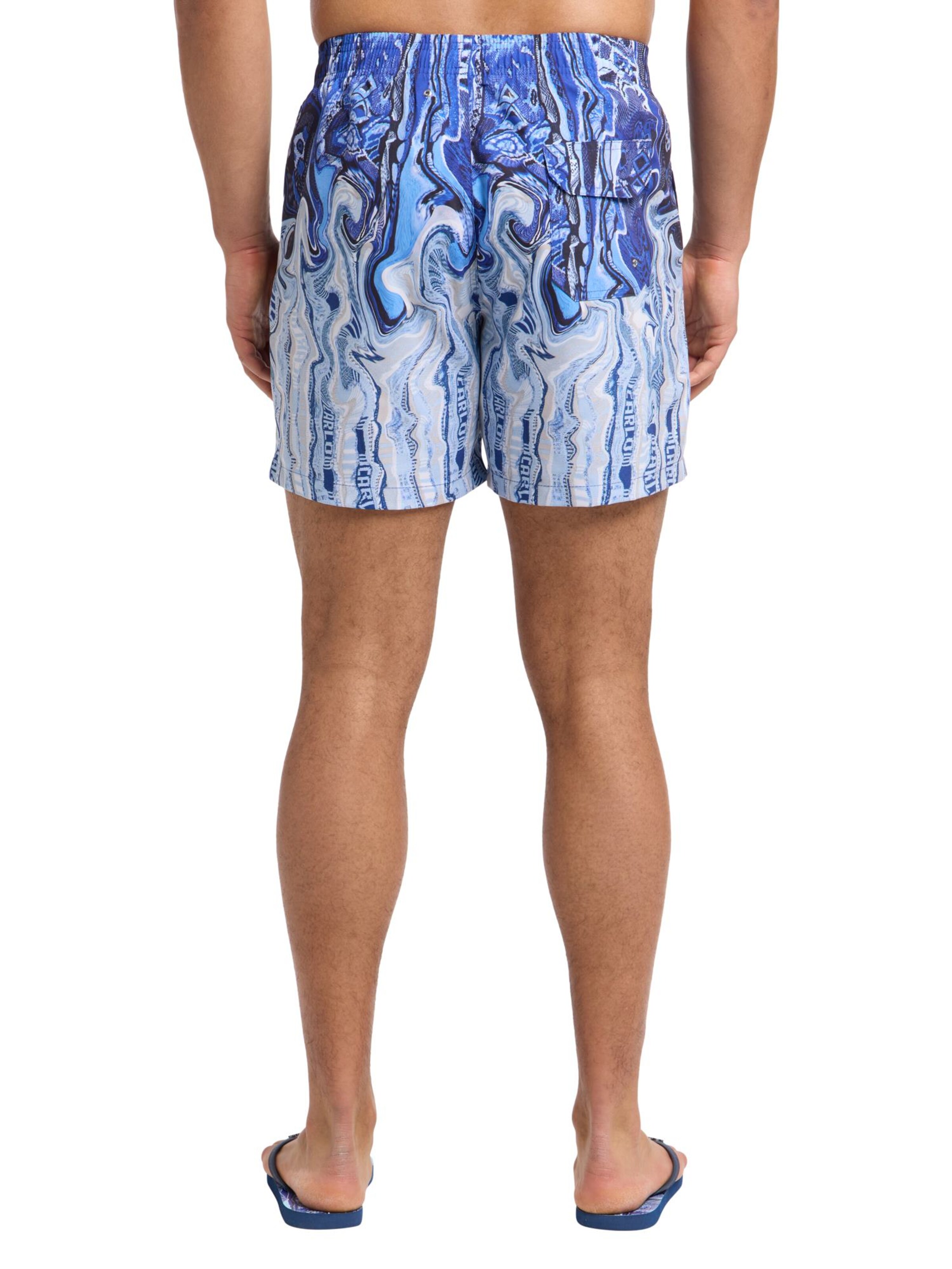 Carlo Colucci Regular Zwembroek 'Eiberger' in Blauw