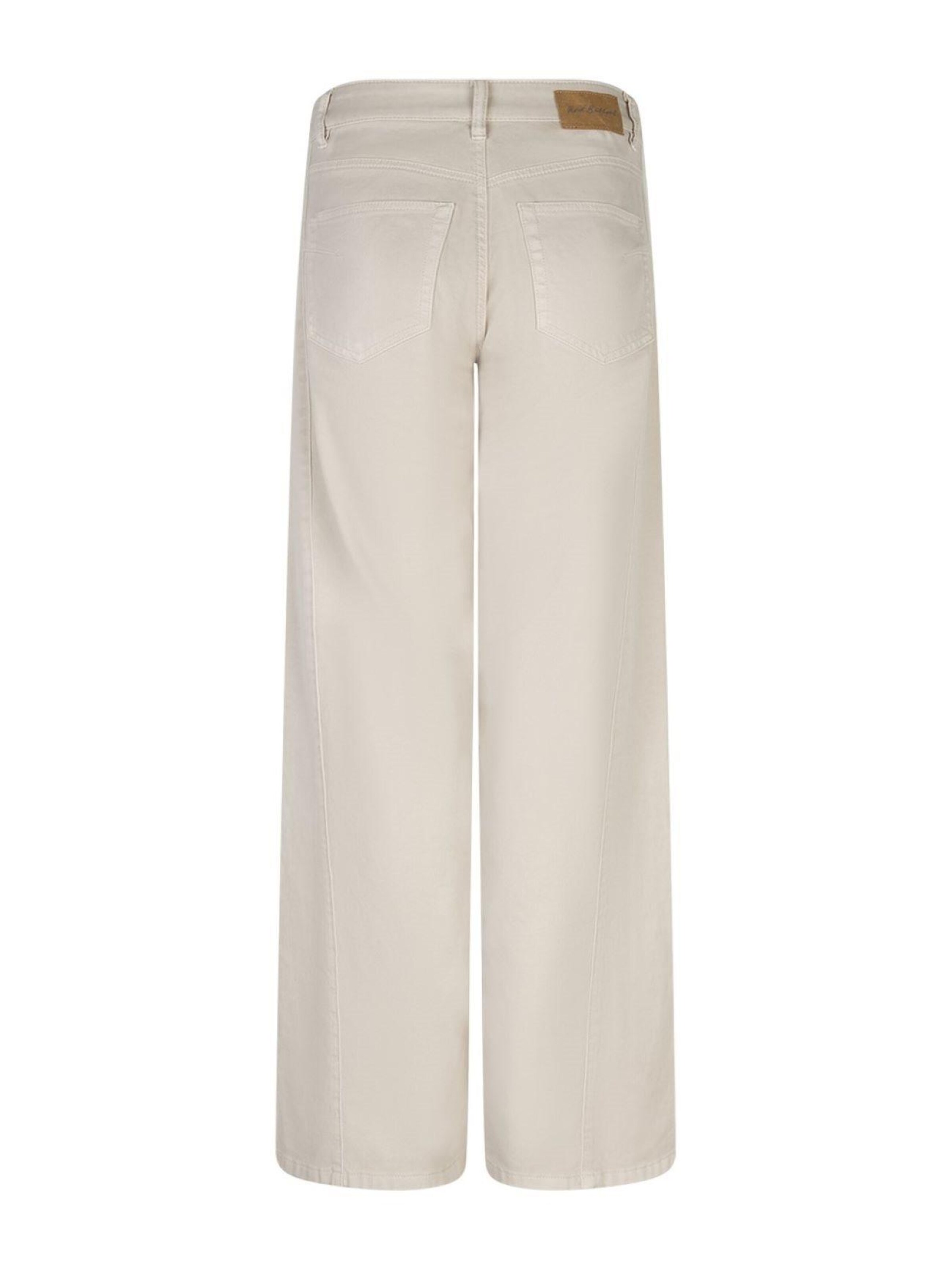 Red Button Regular Broek 'Red Button Claudette twil Kit' in Beige