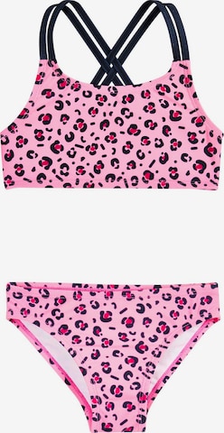 rožinė PLAYSHOES Biustjė Bikinis: priekis