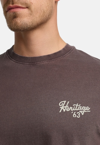 INDICODE JEANS Shirt 'INHeritage' in Brown