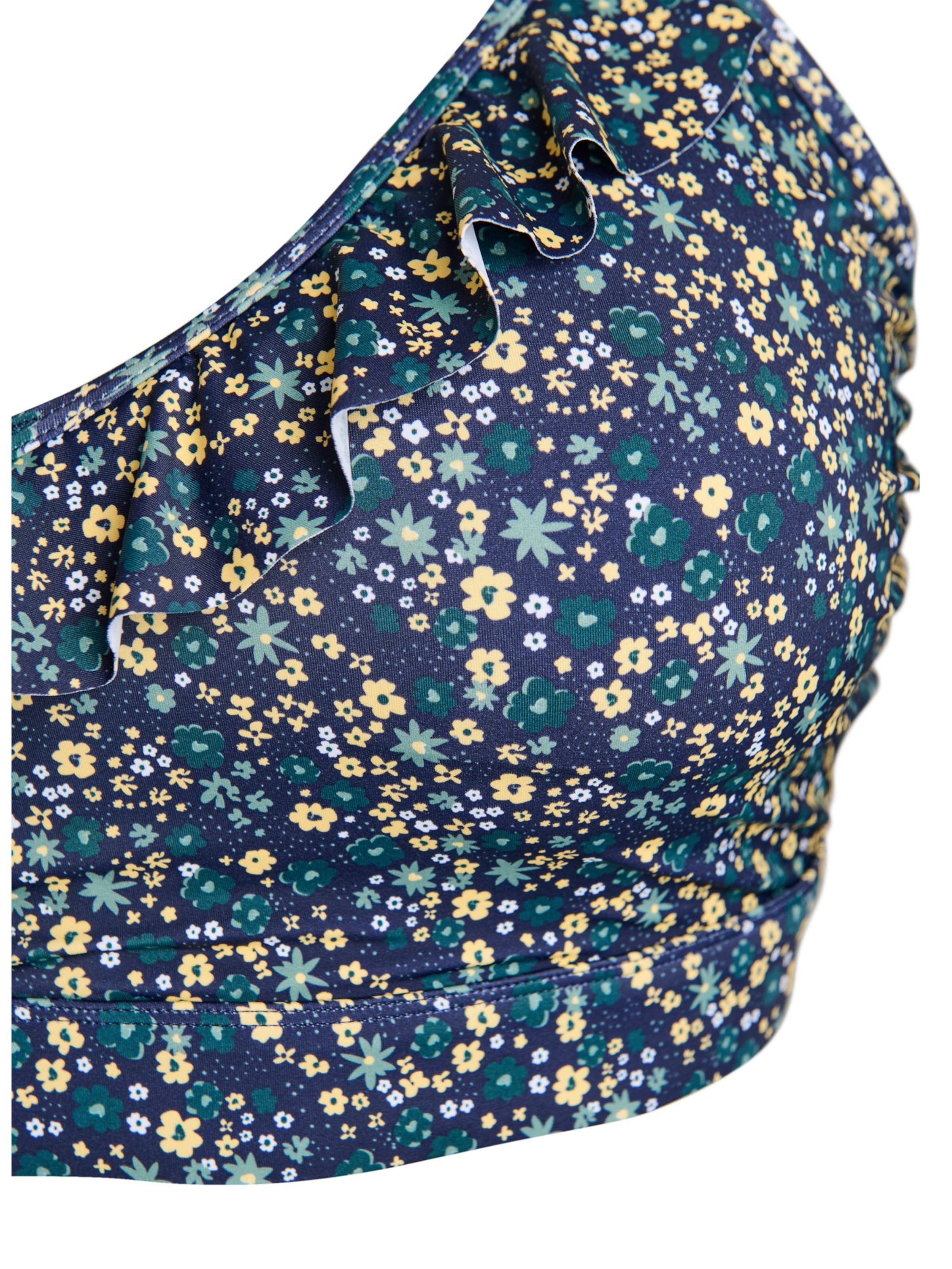 Sutien de tricou Sutien costum de baie 'SKATRIN' de la Swim by Zizzi pe albastru