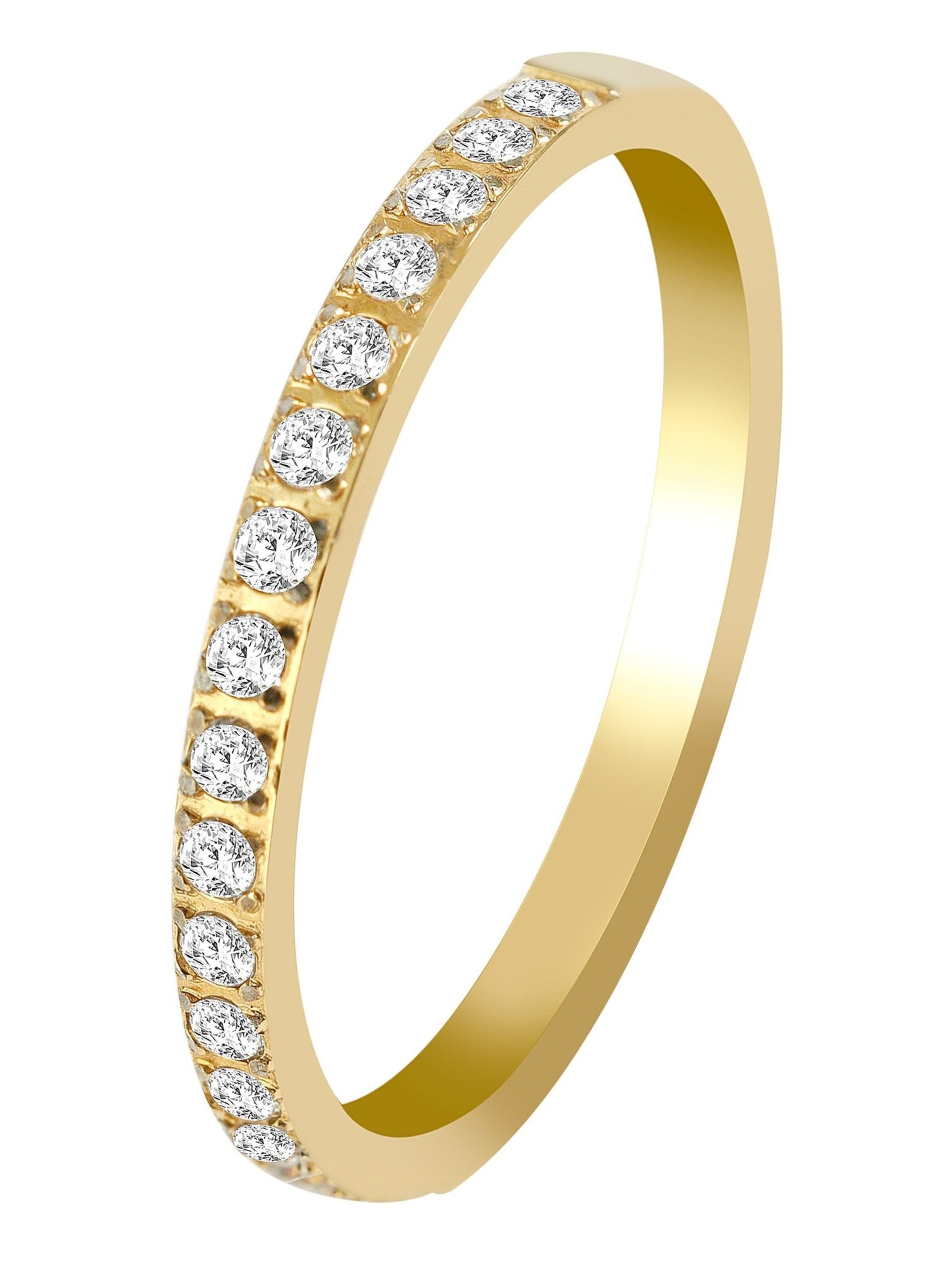 Akzent Ring 'Sim, langlebig' in Gold: front