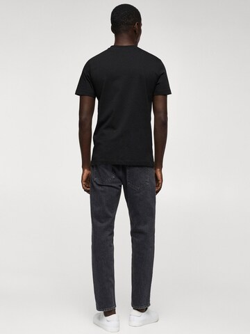 MANGO MAN Shirt 'CHELSEA' in Black