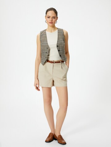 Koton Regular Pleat-front trousers in Beige