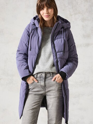 CECIL Winter Coat in Purple: front