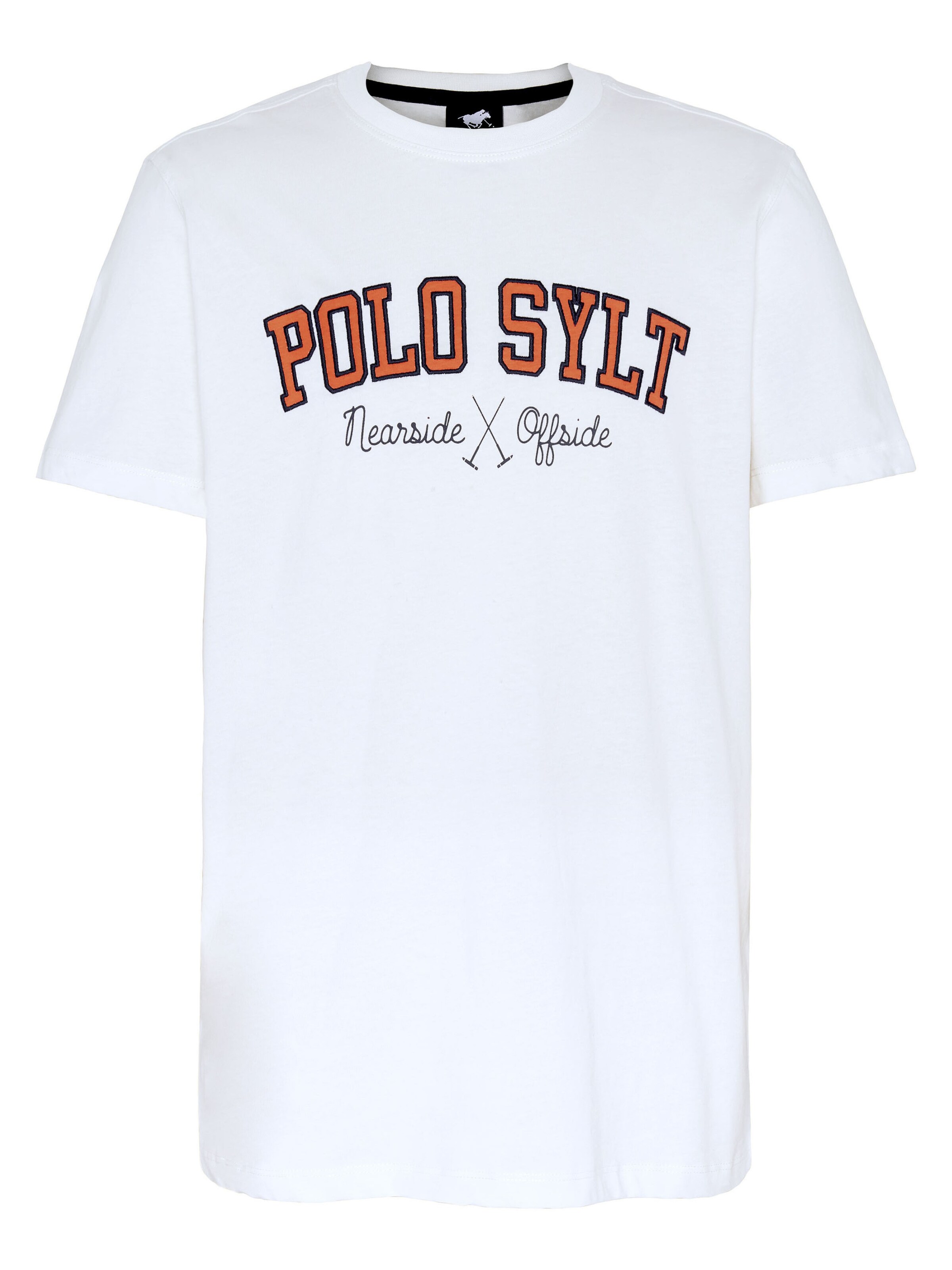 Polo Sylt Shirt in White: front