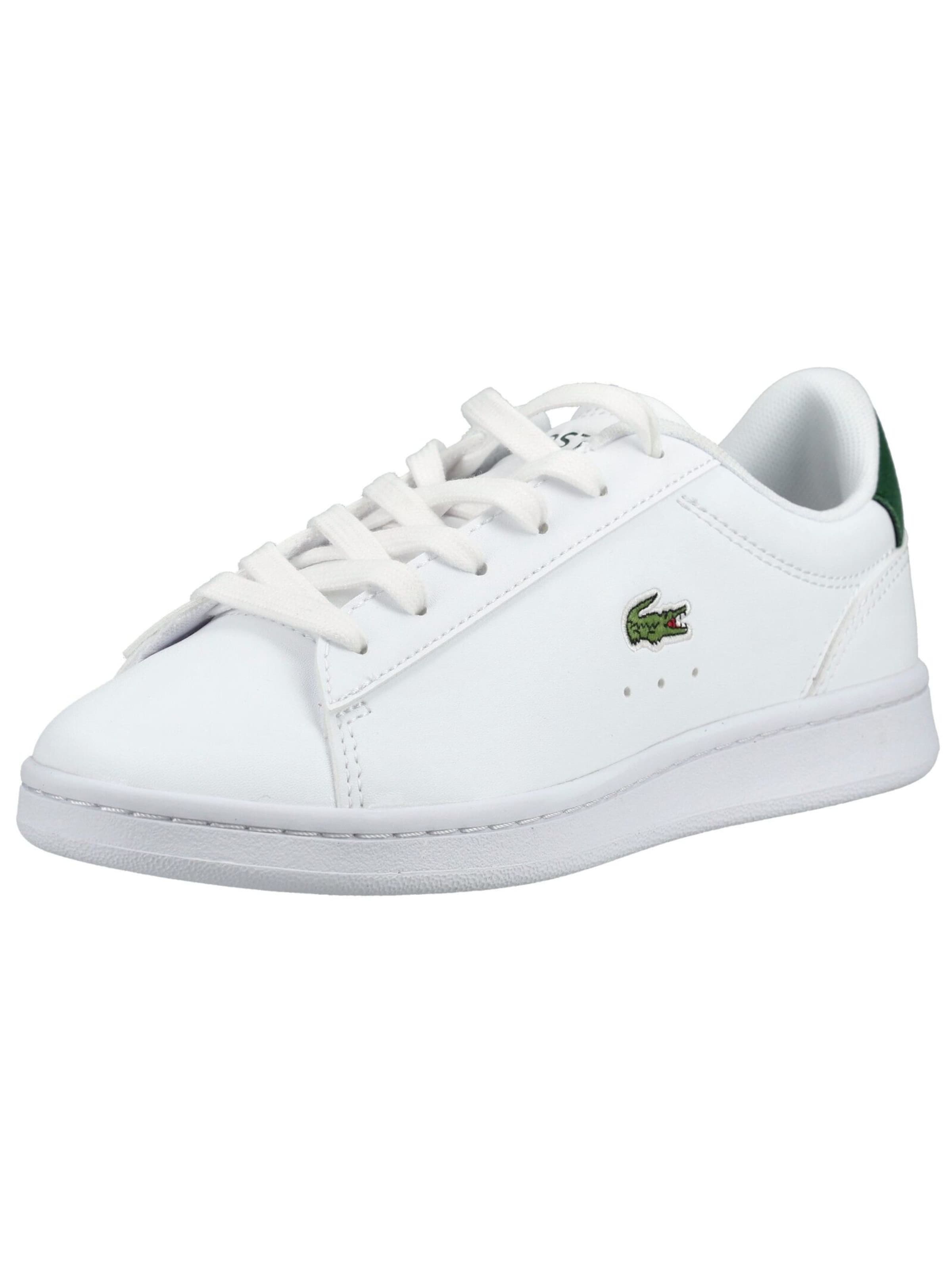 Baskets LACOSTE en blanc : devant