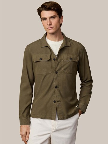 Veste mi-saison 'Heritage Twill' Hackett London en vert : devant