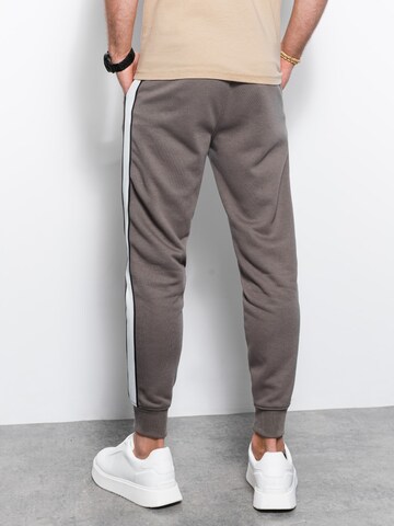 Ombre Tapered Hose 'P865' in Grau