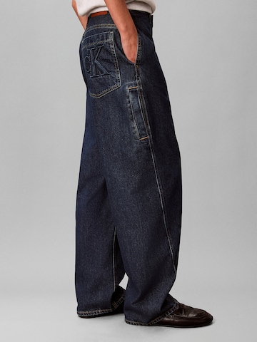 Calvin Klein Jeans Loosefit Jeans in Blauw