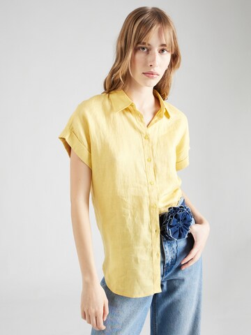 Lauren Ralph Lauren Blouse 'BROONO' in Geel: voorkant