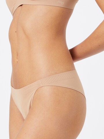 SLOGGI - Cueca 'BODY ADAPT' em castanho: frente