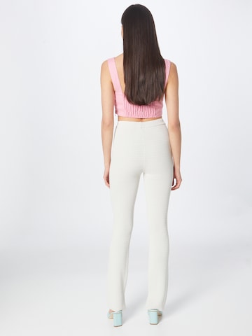 WEEKDAY Slim fit Trousers 'Bay' in White