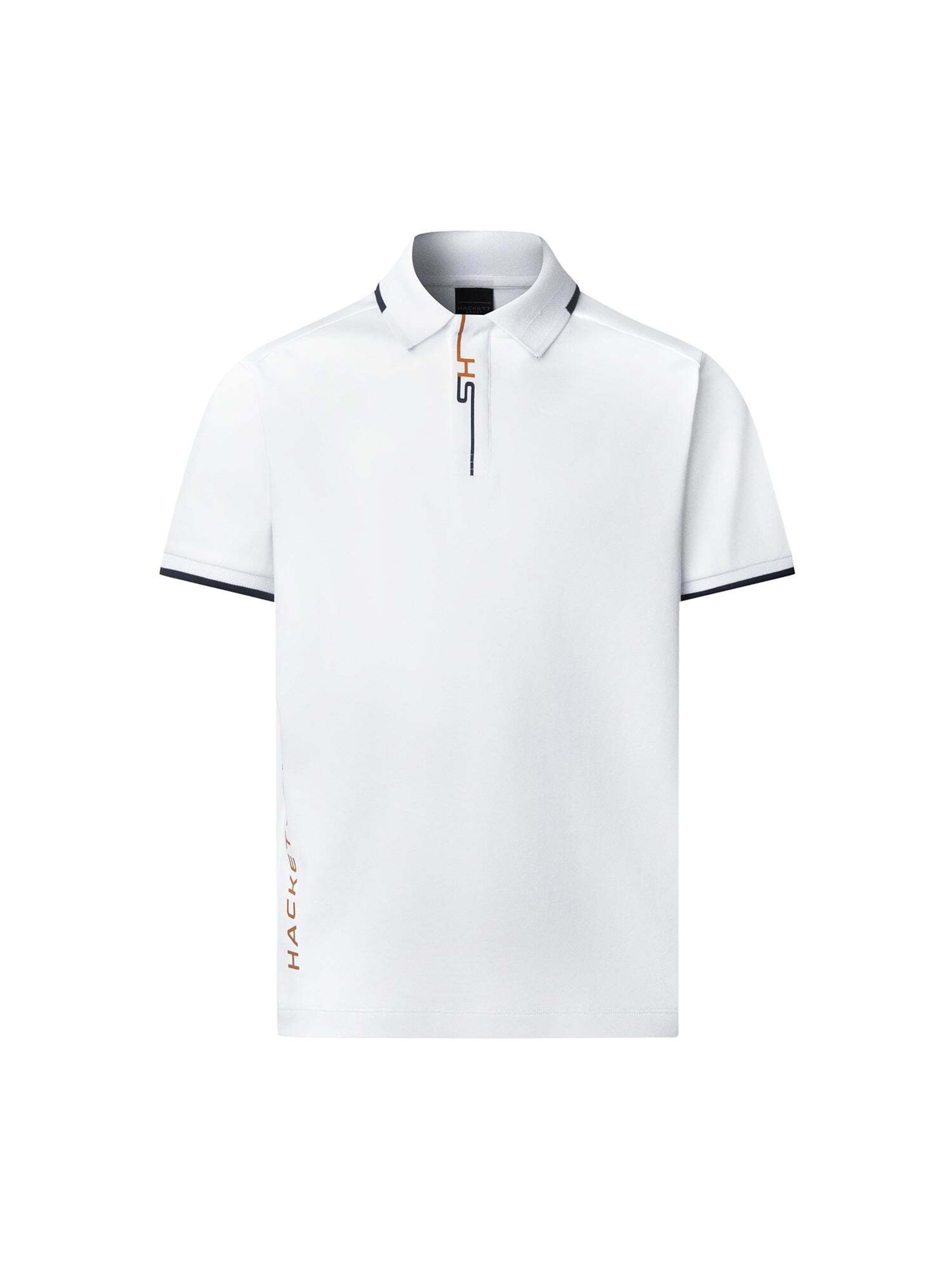 T-Shirt Hackett London en blanc : devant