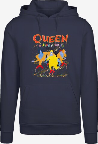 F4NT4STIC Sweatshirt 'Queen Rock Band A Kind Of Magic' in Blau: predná strana