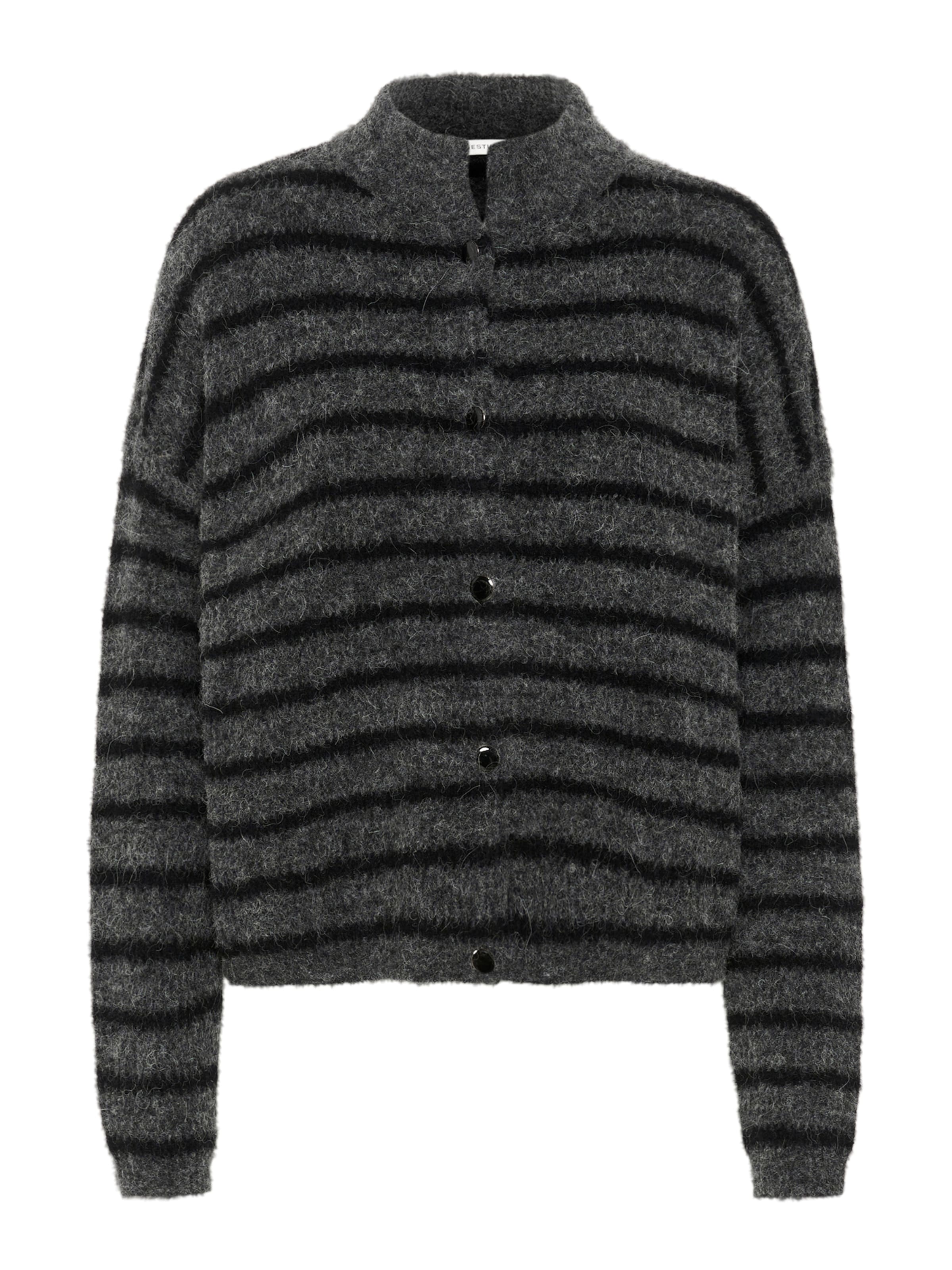 Gestuz Вязаная кофта 'AlphaGZ' в Черный: спереди