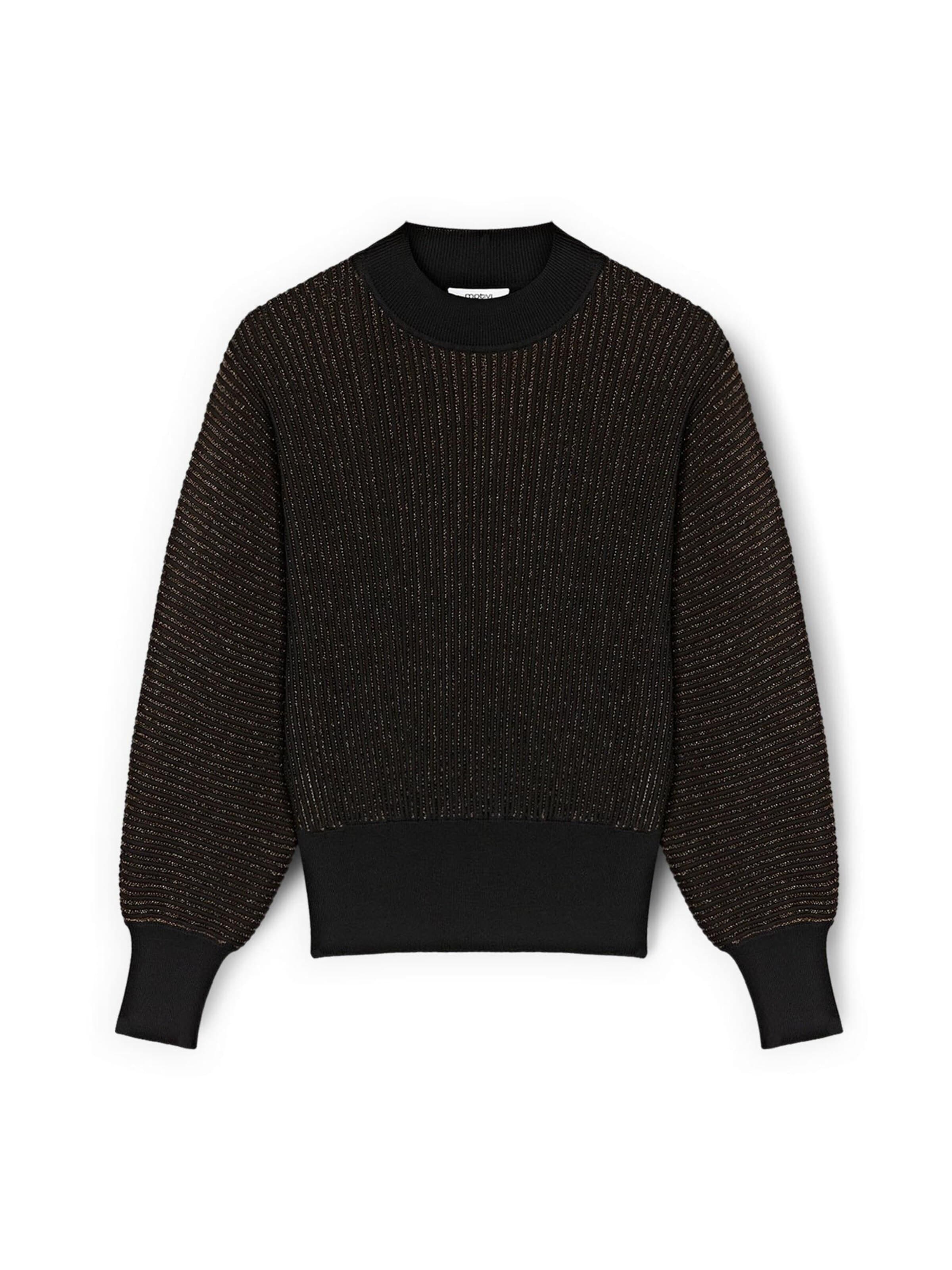 Pull-over MOTIVI en marron : devant