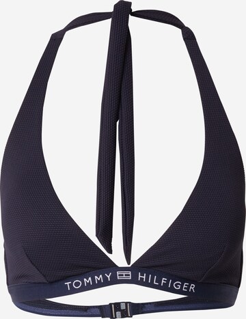 Tommy Hilfiger Underwear Горнище на бански в синьо: отпред