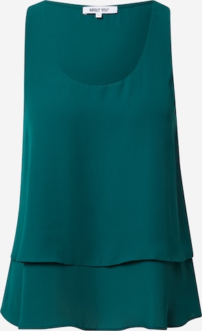 ABOUT YOU Top 'Gina' in Green: front