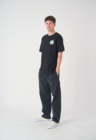 Cleptomanicx Shirt 'Full Time Service' in Black
