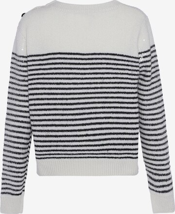 Pull-over faina en blanc