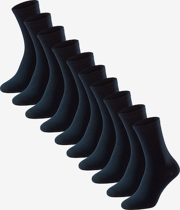 Chaussettes ' Bluebird ' SCHIESSER en bleu : devant