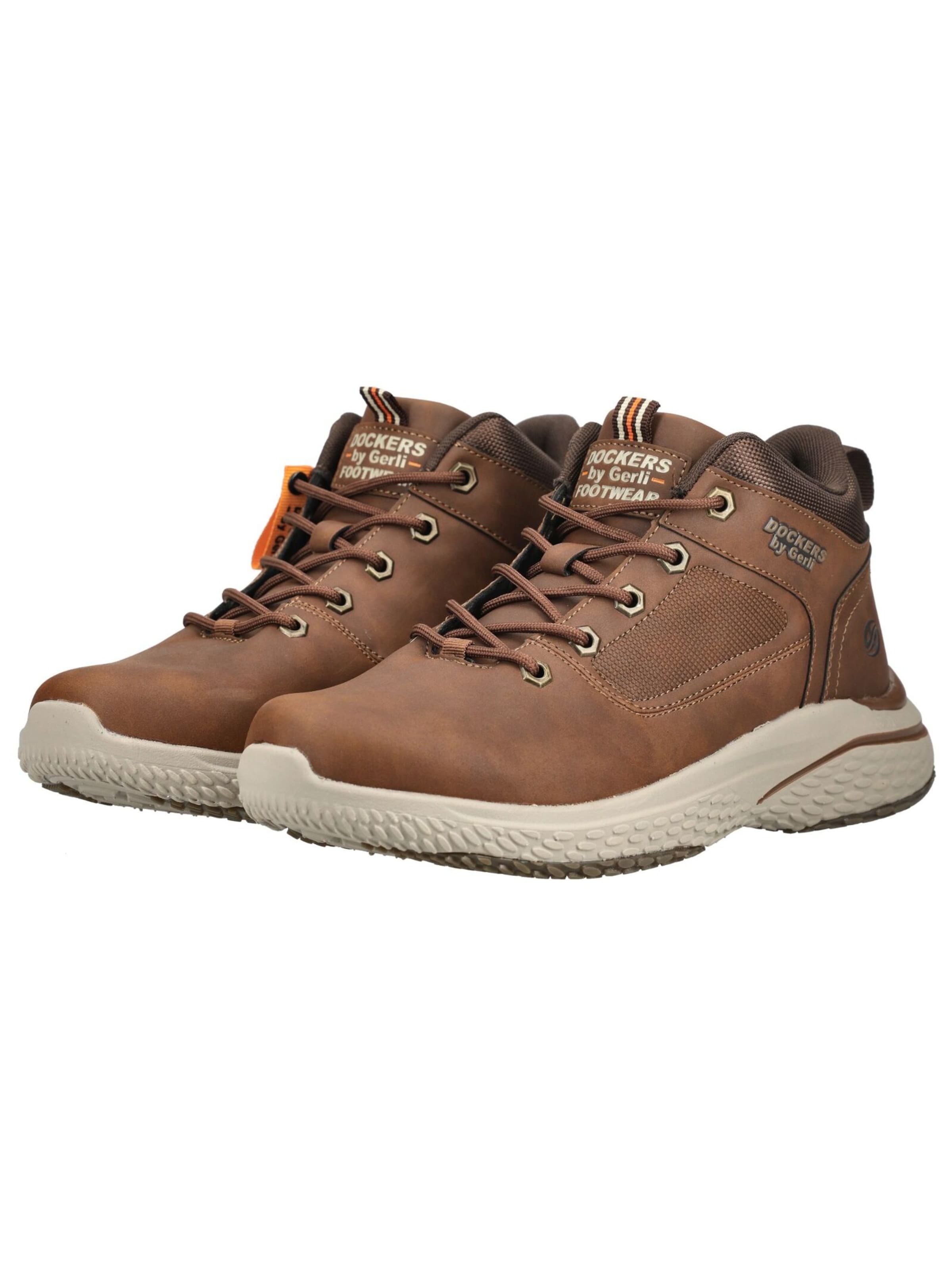 Bottines à lacets Dockers by Gerli en marron