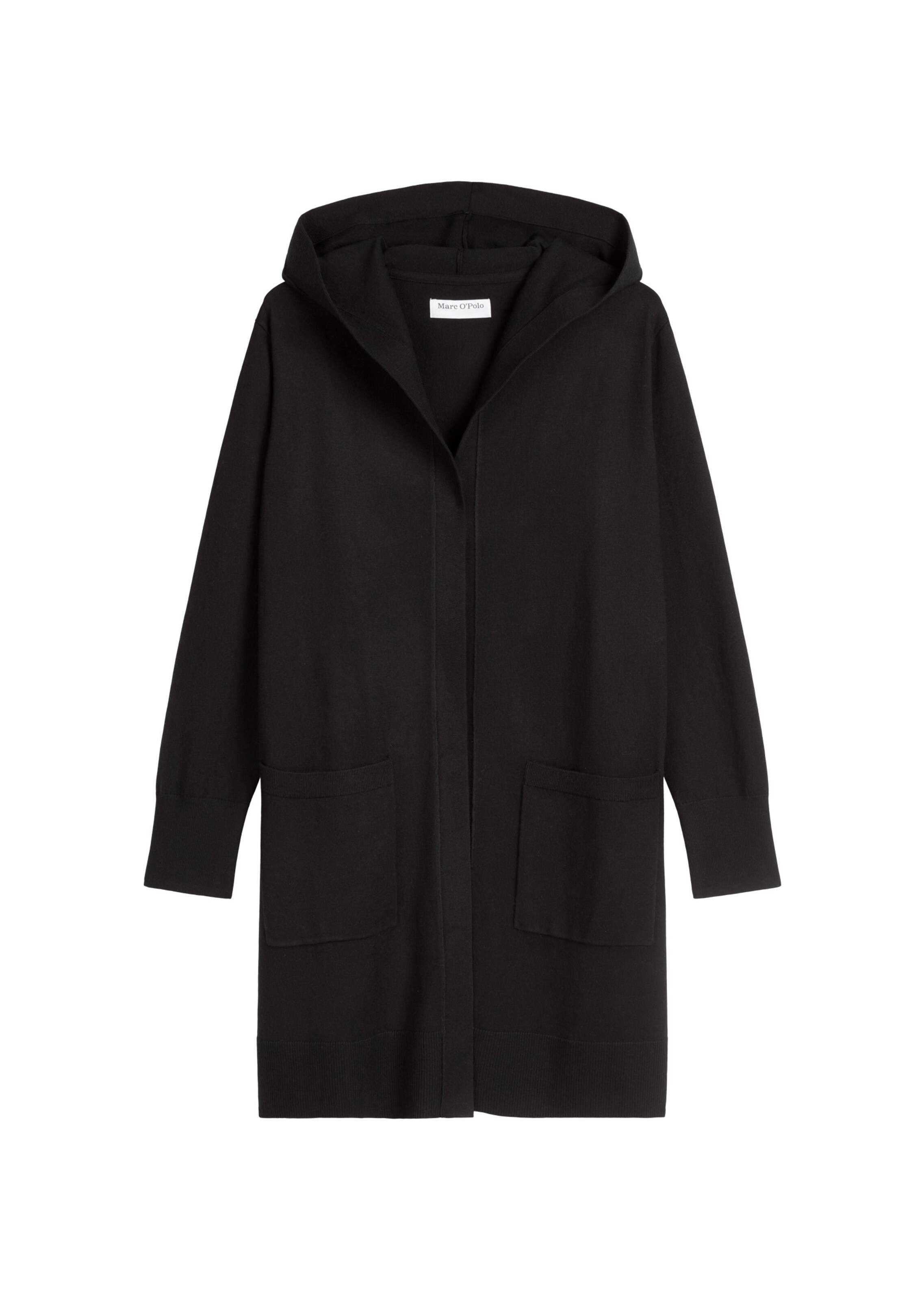 Marc O'Polo DENIM Strickjacke in Schwarz: Vorderseite