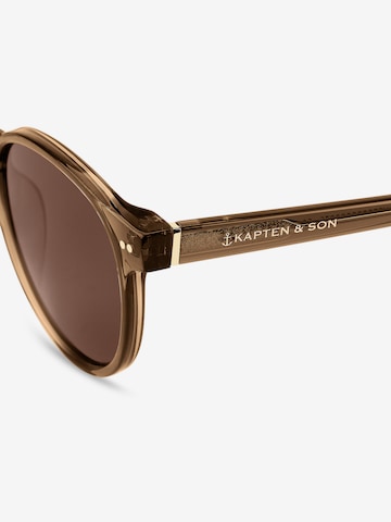 Occhiali da sole 'Marais Transparent Caramel Brown' di Kapten & Son in marrone