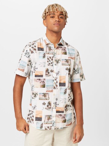 COLOURS & SONS Regular fit Button Up Shirt in Mixed colours: front