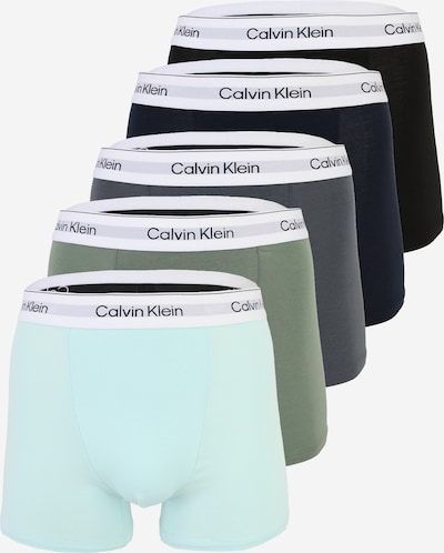 Calvin Klein Underwear Bokserishortsit värissä laivastonsininen / tummanharmaa / oliivi / minttu / musta, Tuotenäkymä