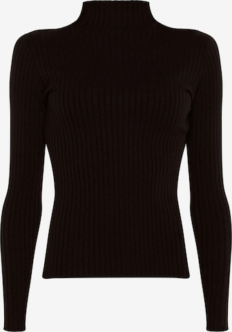 TOOche Sweater 'Pulli Gerippt' in Black: front