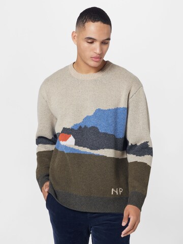 Pullover di NORSE PROJECTS in verde: frontale