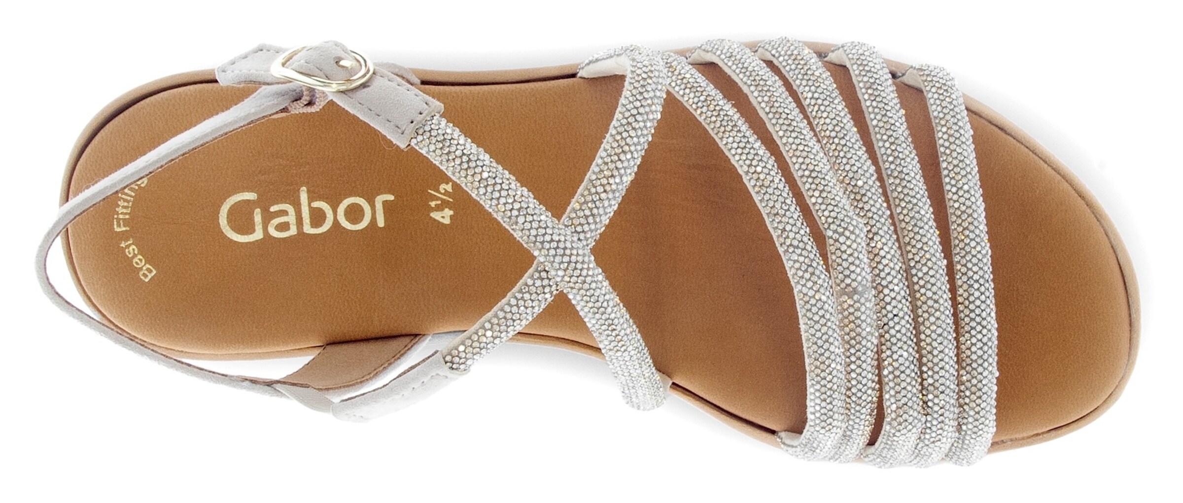 GABOR - Sandália em prata