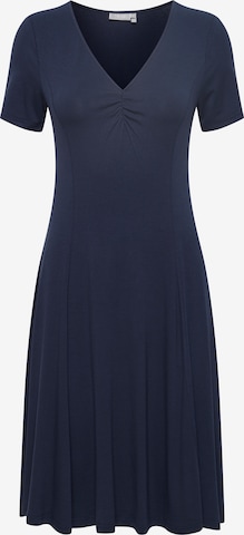 Fransa Summer Dress in Blue: front