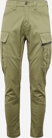 Effilé Pantalon cargo G-Star RAW en vert : devant