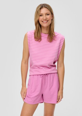 Regular Pantalon s.Oliver en rose : devant