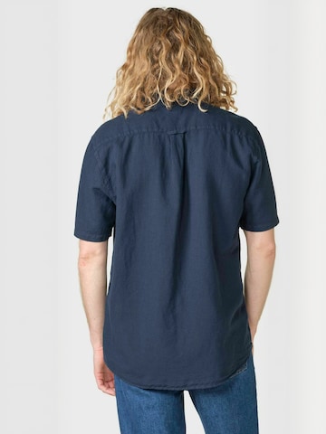 Klitmøller Collective Regular Fit Paita ' Mikkel ' värissä sininen