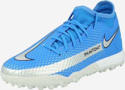 NIKE Chaussure de foot 'Phantom GT Academy' en bleu ciel / noir / argent, Vue avec produit