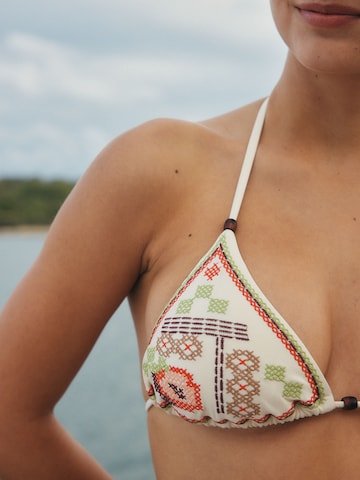 Next Triangle Bikini top in Beige