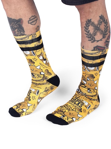 American Socks - Calcetines 'Misfire' en amarillo