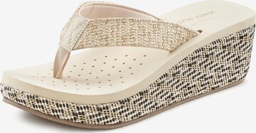 VENICE BEACH Mule in Beige: front