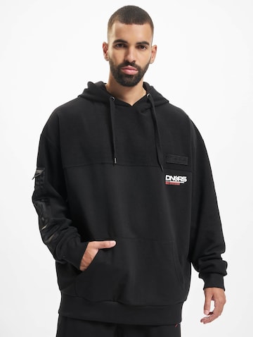Dangerous DNGRSSweater majica 'Cumulus' - crna boja: prednji dio