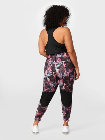 Active by Zizzi Workout Pants 'AHULI' in Mixed colors