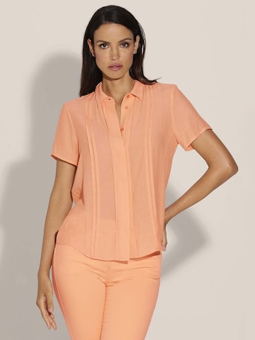 Chemisier MADELEINE en orange : devant