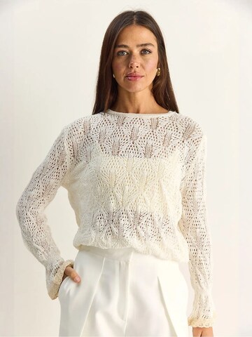 Bianco Lucci - Pullover 'Pullover' em bege