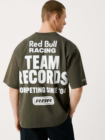 T-Shirt 'Team Records' Red Bull Racing x Pepe Jeans en vert