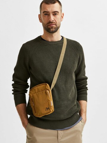 SELECTED HOMME Sweater in Green