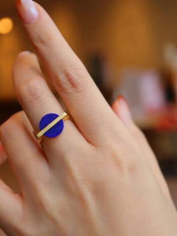 Bague LanLivia en bleu